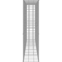 vidaXL Muro de gaviones con cubierta acero galvanizado 300x50x200 cm