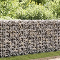 vidaXL Muro de gaviones con cubiertas acero galvanizado 60x30x100 cm Online