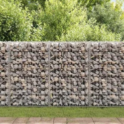 vidaXL Muro de gaviones con cubiertas acero galvanizado 60x30x100 cm Online