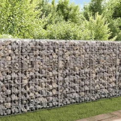 vidaXL Muro de gaviones de acero 450x30x100 cm Outlet