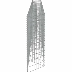 vidaXL Muro de gaviones de acero 450x30x100 cm Outlet