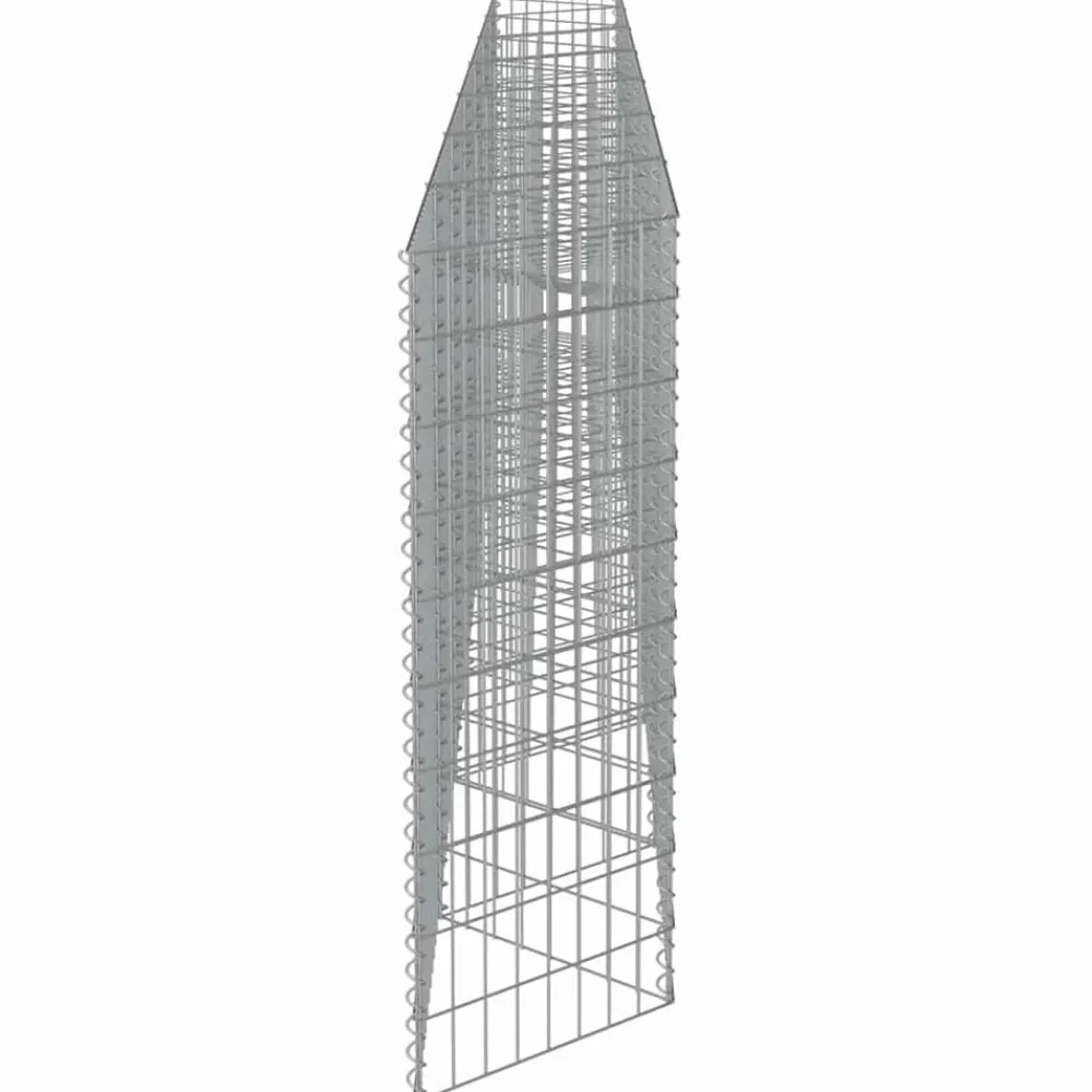vidaXL Muro de gaviones de acero 450x30x100 cm Outlet