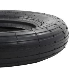vidaXL Neumático para carretilla caucho 3.50-8 4PR New