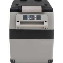 vidaXL Nevera con asa PP y PE negro y gris 35 L Sale