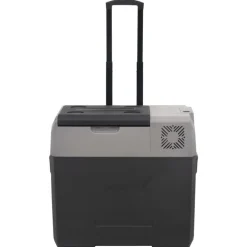 vidaXL Nevera con ruedas y asa polipropileno negro y gris 30 L Discount
