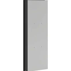 vidaXL Fontanería-Nichos de Ducha Negro 92 x 32 x 10 cm Acero inoxidable