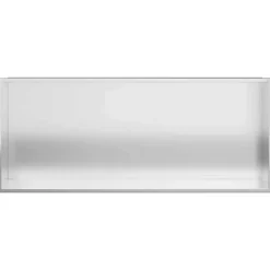vidaXL Nichos de Ducha Plateado 75 x 30 x 9,5 cm Acero inoxidable Plata cepillada Clearance