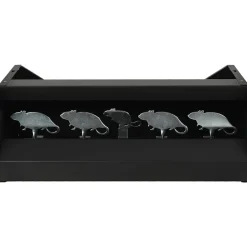 vidaXL Objetivo de tiro magnético recoge perdigones 4+1 diseño ratón New