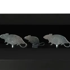 vidaXL Objetivo de tiro magnético recoge perdigones 4+1 diseño ratón New