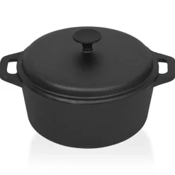 vidaXL Olla de hierro fundido Ø26,5 cm New