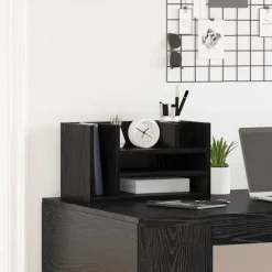 vidaXL Material De Oficina-Organizador de Escritorio Madera vieja 44,5 x 24 x 25 cm