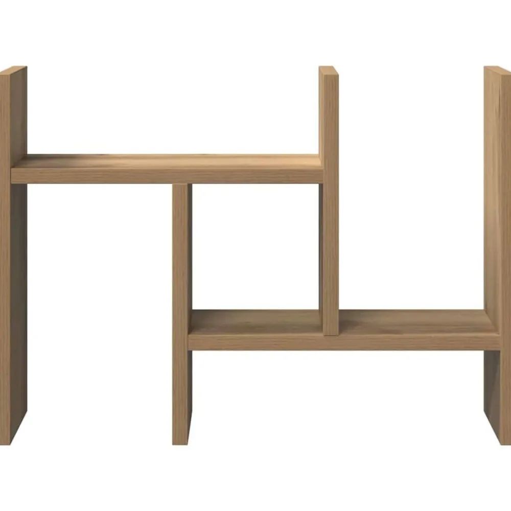 vidaXL Organizador de Escritorio Roble artesanal 34,5 x 15,5 x 35,5 cm Roble artisan Best