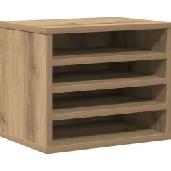 vidaXL Organizador de Escritorio Roble artesanal 36 x 26 x 29,5 cm Roble artisan Clearance