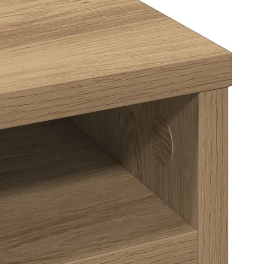 vidaXL Organizador de Escritorio Roble artesanal 36 x 26 x 29,5 cm Roble artisan Clearance