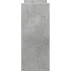 vidaXL Electrónica-Organizador de escritorio ajustable gris hormigón 40x17x41 cm