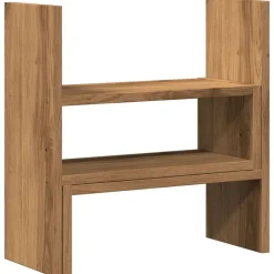 vidaXL Organizador de escritorio ajustable roble artisian 40x17x41 cm Roble artisan Online