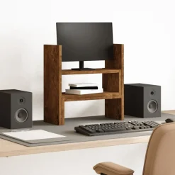 vidaXL Electrónica-Organizador de escritorio ajustable 40x17x41 cm