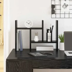 vidaXL Organizador de Escritorio 34,5 x 15,5 x 35,5 cm Roble negro Sale