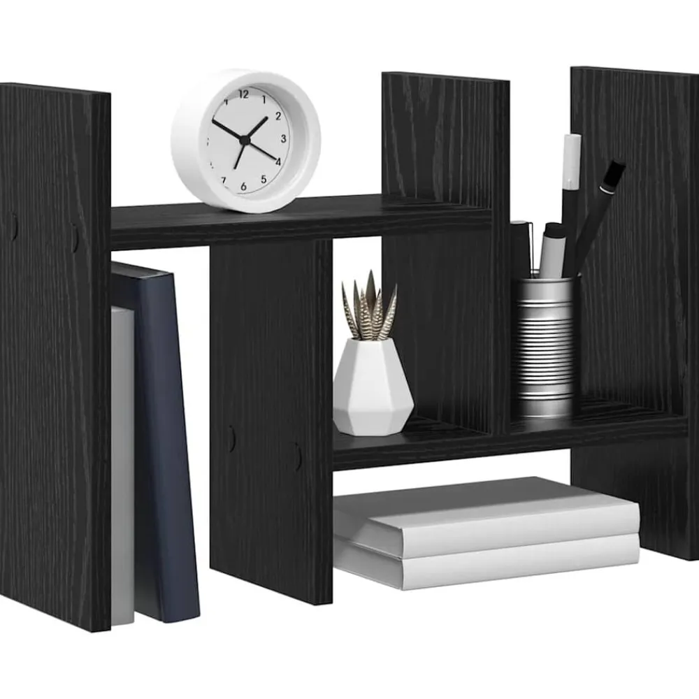vidaXL Organizador de Escritorio 34,5 x 15,5 x 35,5 cm Roble negro Sale