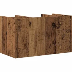 vidaXL Material De Oficina-Organizador de Escritorio Madera vieja 44,5 x 24 x 25 cm