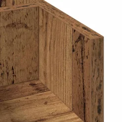 vidaXL Material De Oficina-Organizador de Escritorio Madera vieja 44,5 x 24 x 25 cm