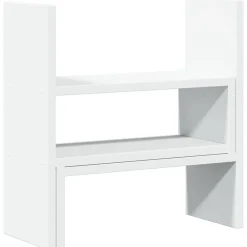 vidaXL Electrónica-Organizador de escritorio ajustable madera 40x17x41 cm