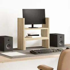 vidaXL Electrónica-Organizador de escritorio ajustable 40x17x41 cm