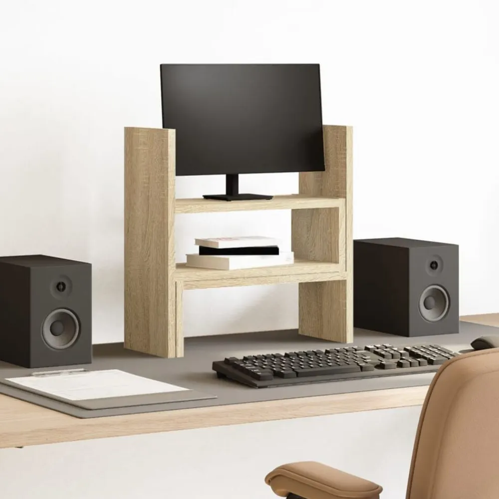 vidaXL Electrónica-Organizador de escritorio ajustable 40x17x41 cm