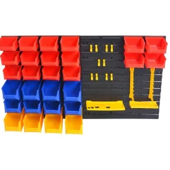 vidaXL Organizador de herramientas de garaje de montaje en la pared Outlet