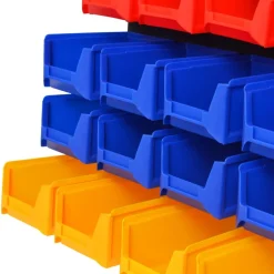 vidaXL Organizador de herramientas de garaje de montaje en la pared Outlet