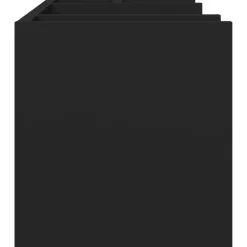 vidaXL Material De Oficina-Organizador escritorio madera ingeniería 44,5x24x25 cm