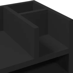 vidaXL Material De Oficina-Organizador escritorio madera ingeniería 44,5x24x25 cm