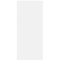 vidaXL Organizador escritorio madera 34,5x15,5x35,5 cm Blanco Outlet