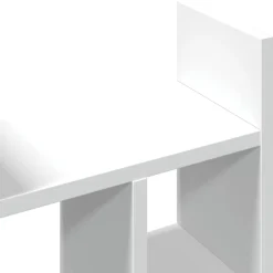 vidaXL Organizador escritorio madera 34,5x15,5x35,5 cm Blanco Outlet