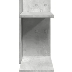 vidaXL Material De Oficina-Organizador escritorio madera ingeniería hormigón 42x21,5x42 cm