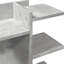 vidaXL Material De Oficina-Organizador escritorio madera ingeniería hormigón 42x21,5x42 cm