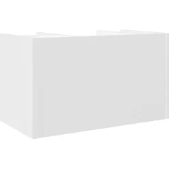 vidaXL Organizador escritorio madera ingeniería hormigón 44,5x24x25 cm Gris hormigón Best