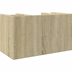 vidaXL Organizador escritorio madera color 44,5x24x25 cm Roble Sonoma Discount