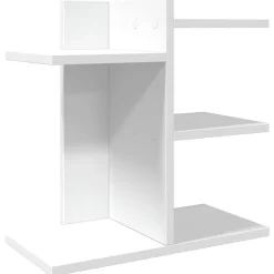 vidaXL Organizador escritorio madera ingeniería 42x21,5x42 cm Blanco Hot