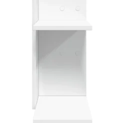 vidaXL Organizador escritorio madera ingeniería 42x21,5x42 cm Blanco Hot