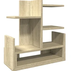vidaXL Material De Oficina-Organizador escritorio madera color 49x20x52,5 cm
