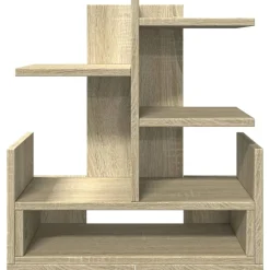 vidaXL Material De Oficina-Organizador escritorio madera color 49x20x52,5 cm