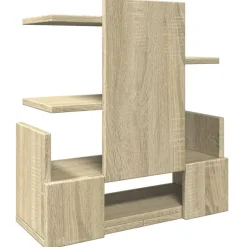 vidaXL Material De Oficina-Organizador escritorio madera color 49x20x52,5 cm
