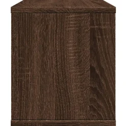vidaXL Organizador escritorio madera ingeniería marrón 36x26x29,5 cm Marrón roble Discount