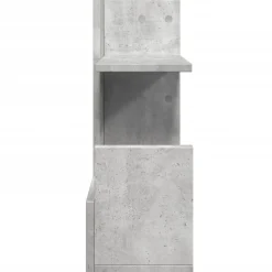 vidaXL Material De Oficina-Organizador escritorio madera ingeniería hormigón 49x20x52,5 cm