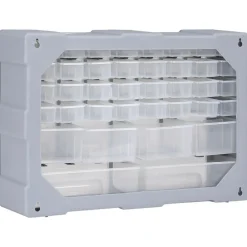vidaXL Accesorios De Bricolaje-Organizador multicajones con 38 cajones 52x16x37,5 cm