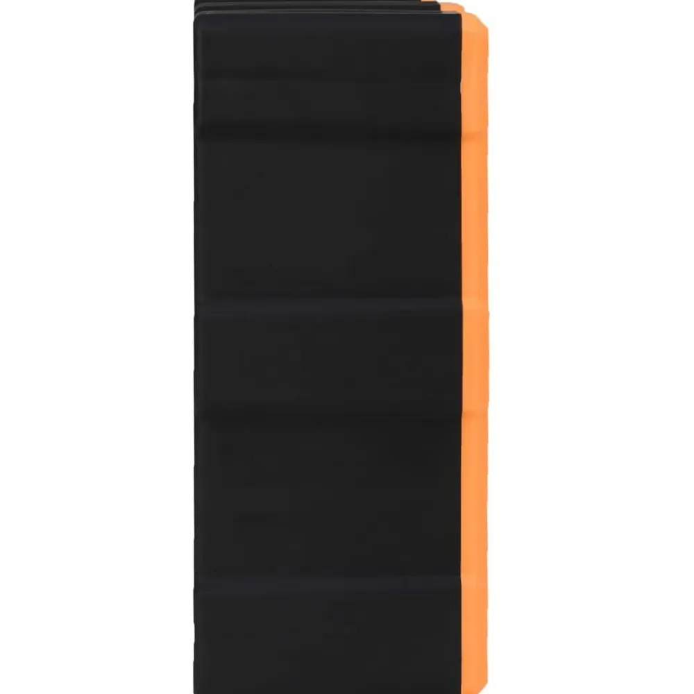 vidaXL Organizador multicajones con 38 cajones 52x16x37,5 cm Naranja y negro Sale