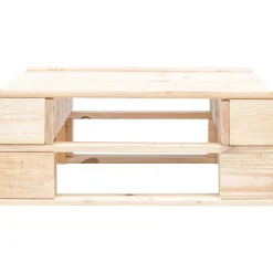 vidaXL Muebles De Jardín-Otomana de palés para jardín madera