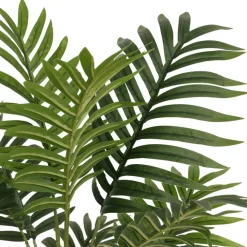 vidaXL Palmera artificial con 3 troncos PP verde 85 cm Clearance