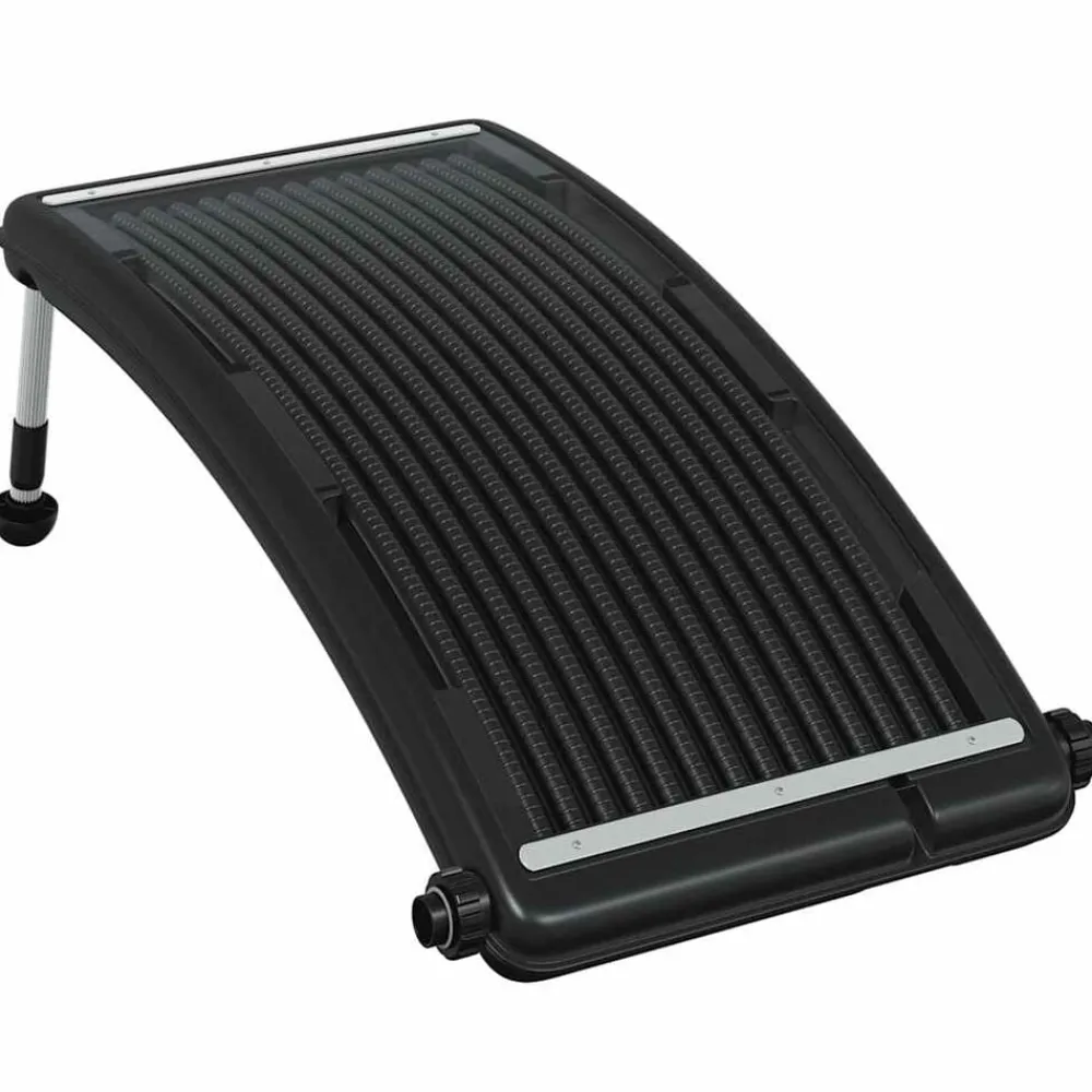 vidaXL Piscina Y Spa-Panel calefactor solar para piscina curvada 110x65 cm